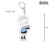 No Kimetsu Yaiba Tanjiro Nezuko Zenitsu Love Pillar Hashira Acrylic Keychain Anime Keychain Accessories For Kids Adults Children's Birthday Gift