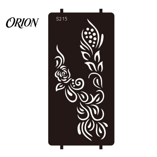 Wedding Henna Stencil Reusable Indian Tattoo Stencils, Mehndi Hand Painting Templates, Bohemian Style DIY Flower Pattern for Body Art, Festival Makeup