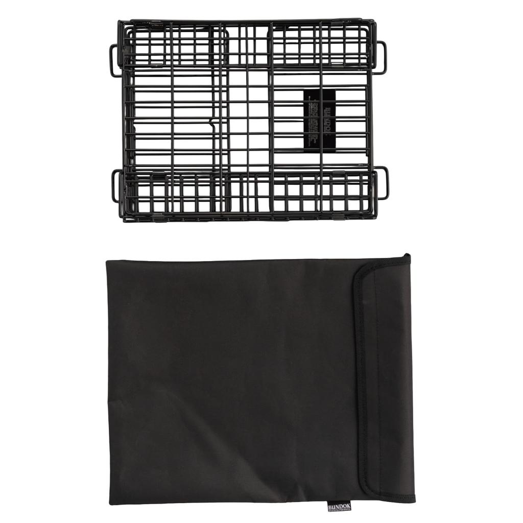 BUNDOK Dry Basket Dish Drainer Rack for Outdoor Camping and Tableware BD-927