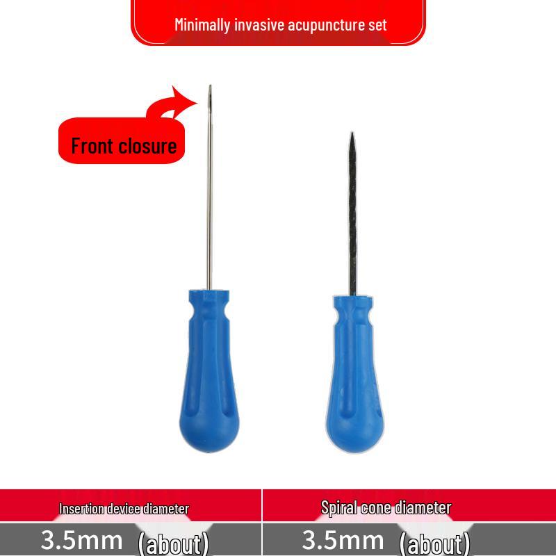 Motorcycle & EV Tire Repair Kit with Vulcanized Rubber Strips & Glue