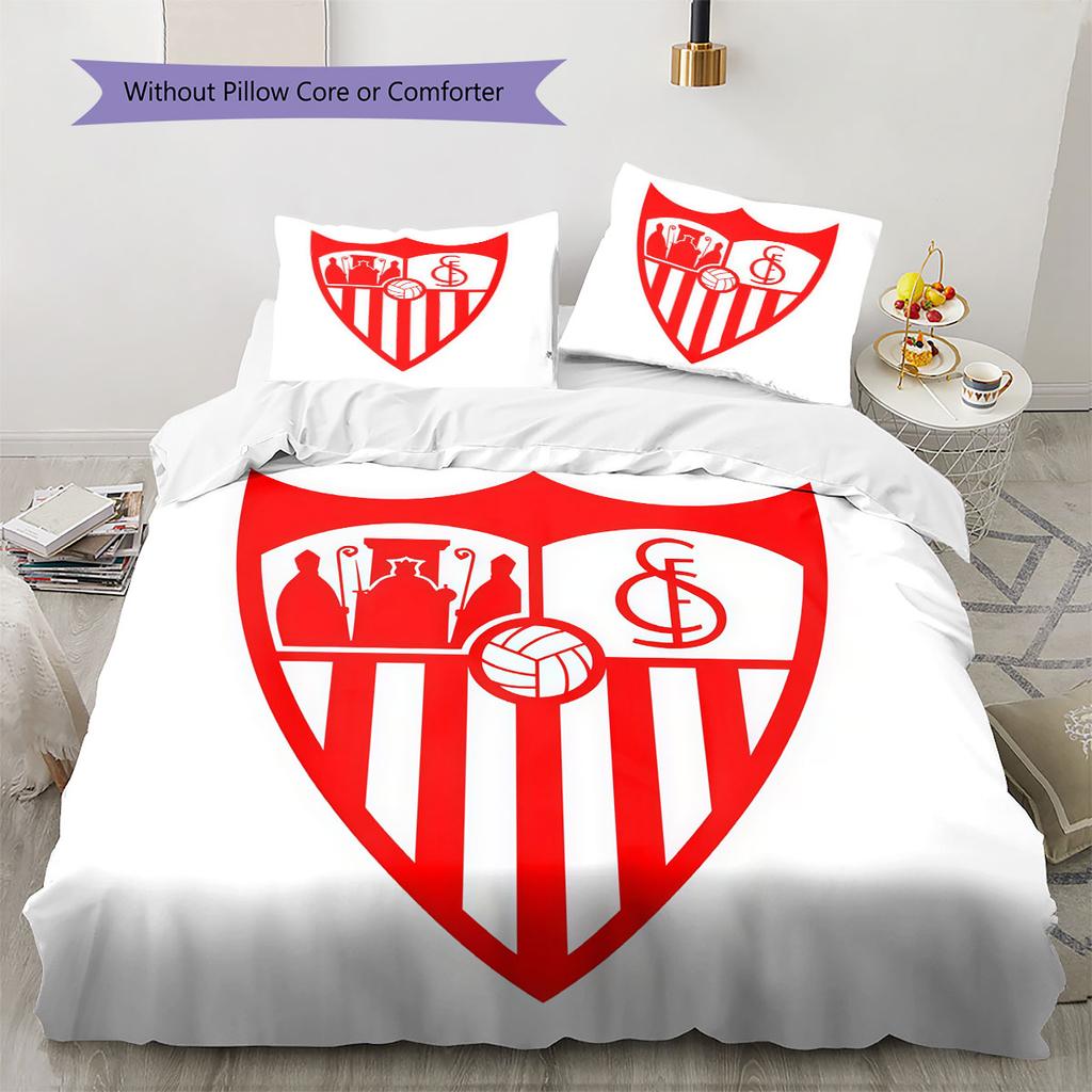 SCRA team Bedding Quilt Set Quilt Cover Pillowcase Home Decoration Birthday Gift (1 * duvet cover + 2 * pillowcase, without core)