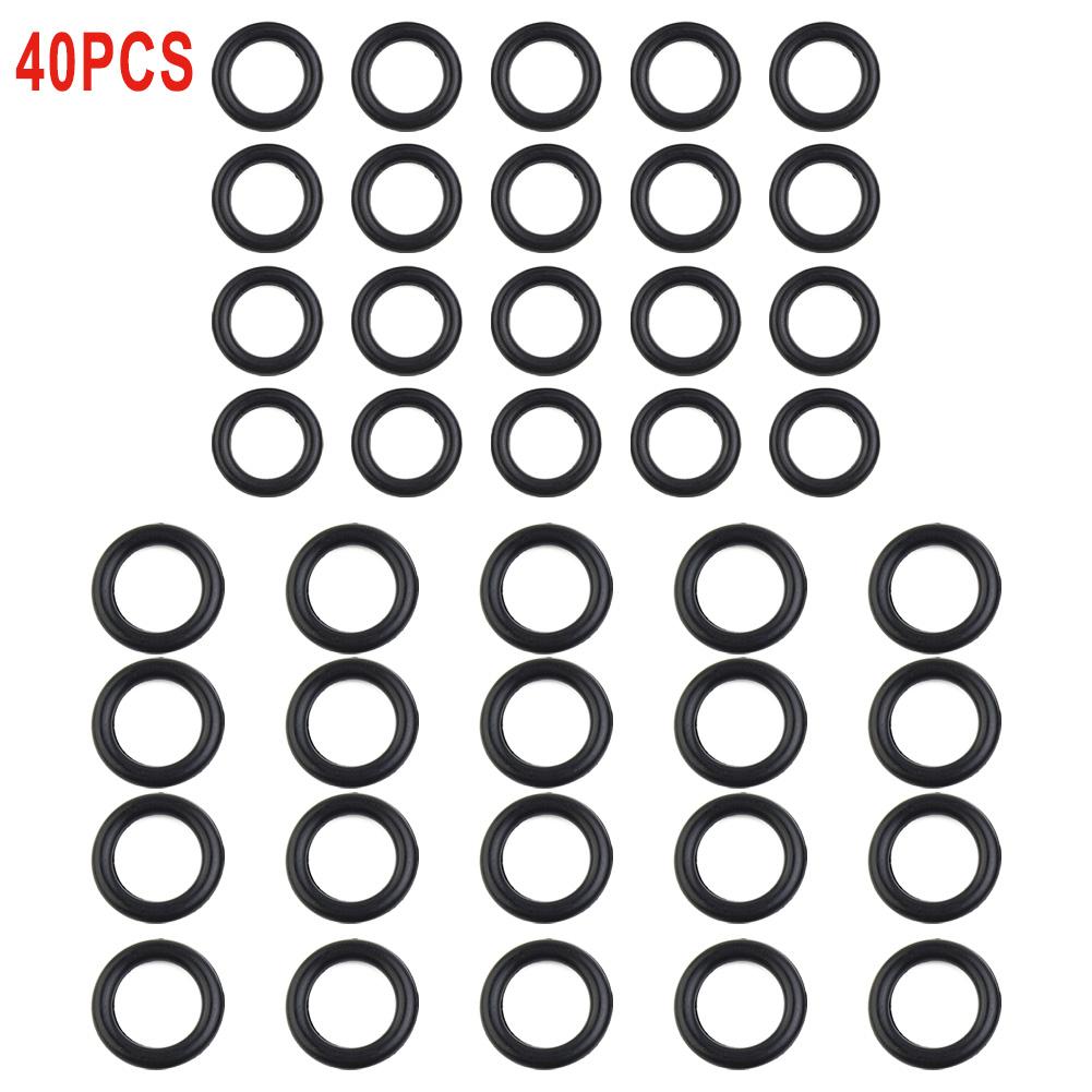 40Pcs/Set 1/4 for M22 + 3/8 O-Rings For Pressure Washer Hose Quick Disconnect Oil Sealing Gasket Automobile Sealing
