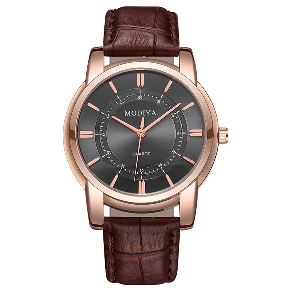 

Classic Quartz Watch for Men Leather Strap Round Dial Sports Business Watches Luxury Clock Male Clock Wristwatches Reloj Hombre
