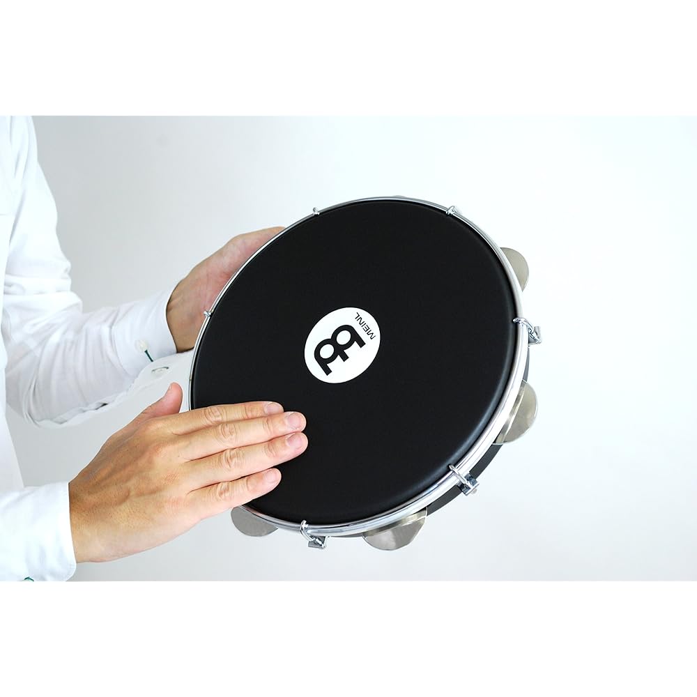 MEINL Percussion Pandeiro Traditional ABS Napa Head 10" PA10ABS-BK-NH [Official Japanese Product]