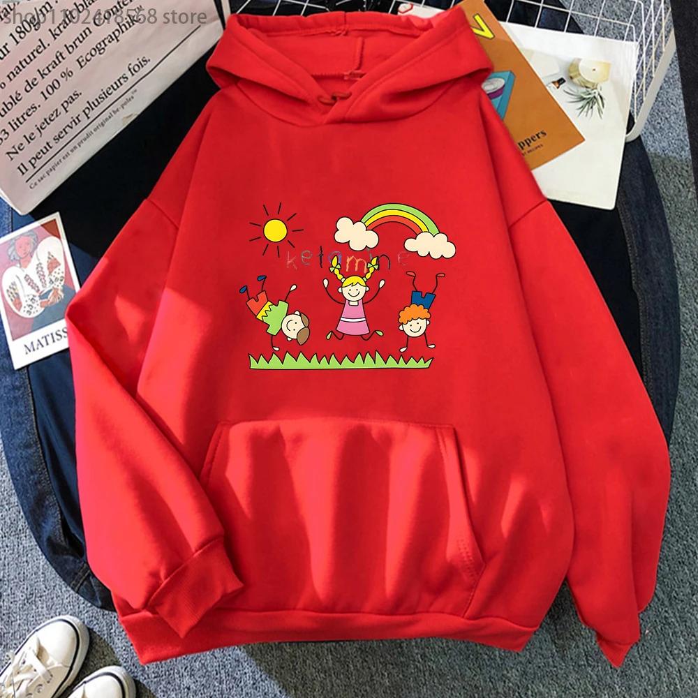 KETAMIN Hoodies Pferd Y2k Grafik Sweatshirt Übergroße Streetwear für Damen/Herren Kleidung Harajuku Retro Kleidung
