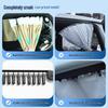 Enhanced One-Button Auto Retractable Car Window Sun Shade Curtain