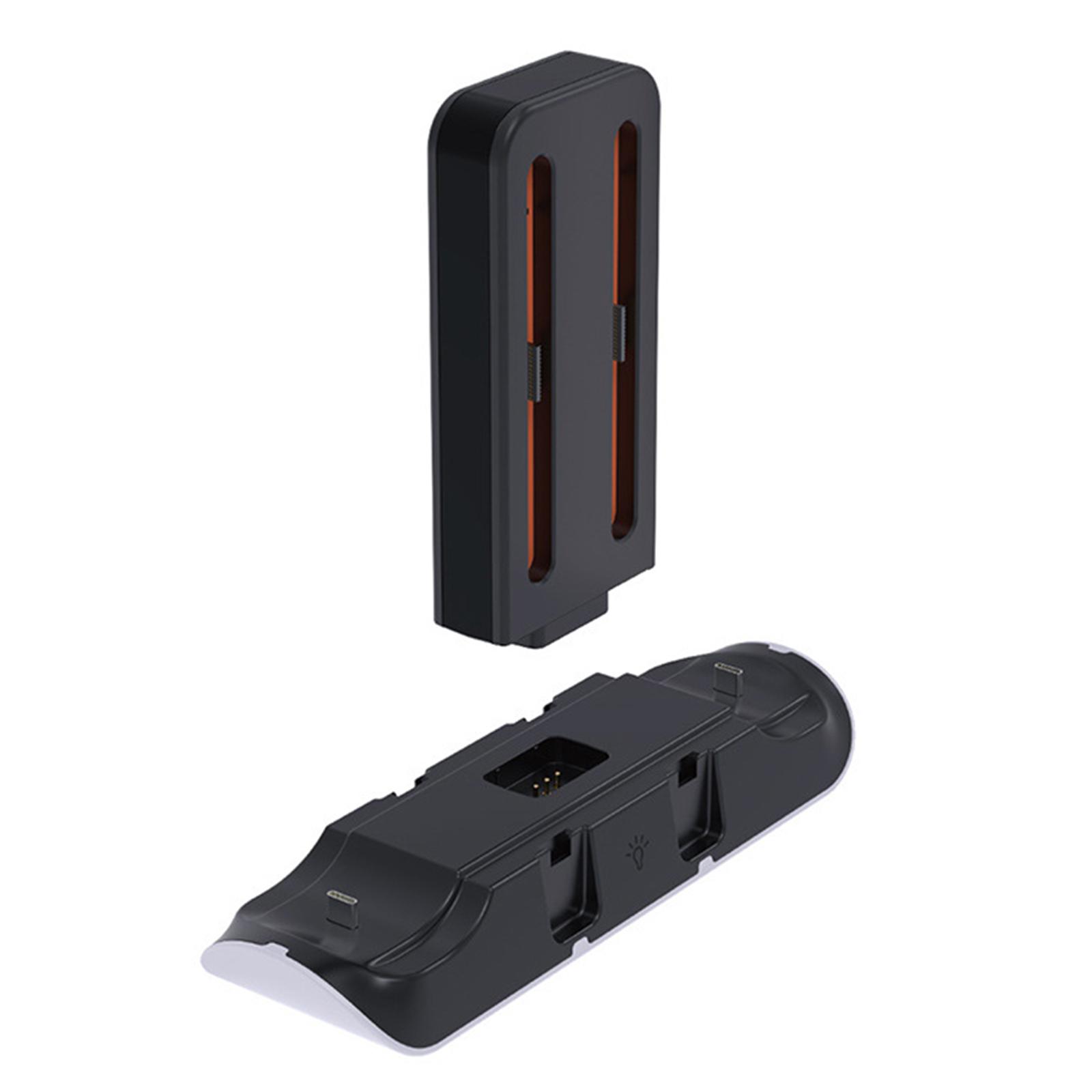 

Controller Charger Station for Switch 1/2 Charging Station Portable Fast Charging Dock with 9 RGB Modes Charger Game Accessories чорний