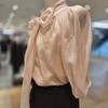 Ribbon Tie Blouse EWBLPI0700