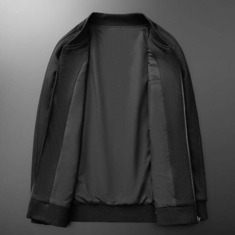 European-Style Men's Baseball Collar Jacket - Autumn/Winter 2026 Versatile Business Casual Pilot Jacket