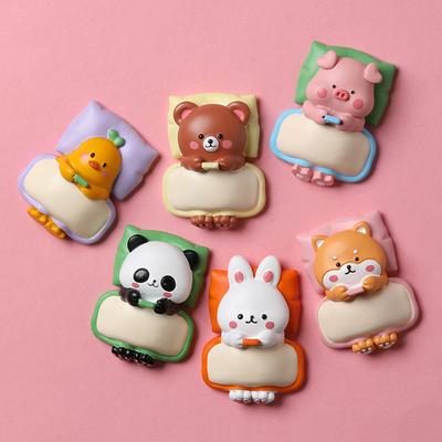 Cartoon Kühlschrankaufkleber Tier Schlafen Abdeckung Decke Magnetaufkleber Panda Puder Schwein Kaninchen Dekompression