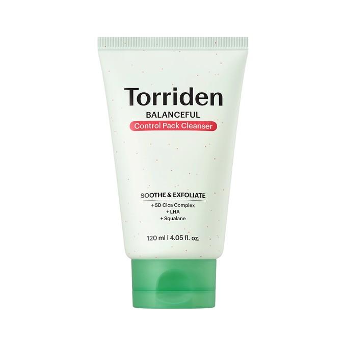 Torriden Balanceful Cica Pore Control Pack Nettoyant Apaisant Clarifiant 120ml Nettoyage Profond Nettoyant Visage K-Beauty