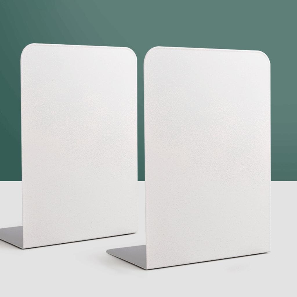 2/10 Pcs Acrylic Book End for Shelves Transparent Bookend Decorative Book Stopper for Bedroom Office Library School Decoration