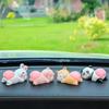 Creative Design Center Console Decoration Cute Cartoon Car Interior Ornaments  Interior Accessories