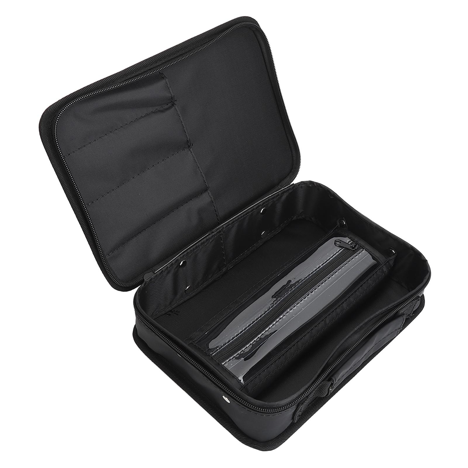 

Сумка для парикмахерских инструментов, Портативный кейс для переноски для парикмахера, Органайзер для хранения набора для стрижки и укладки волос, Парикмахерские принадлежности