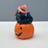 New Popular Halloween Cat Pumpkin Home Decoration Courtyard Hungry Oh Is Desktop Crafts Ornament Resin Model