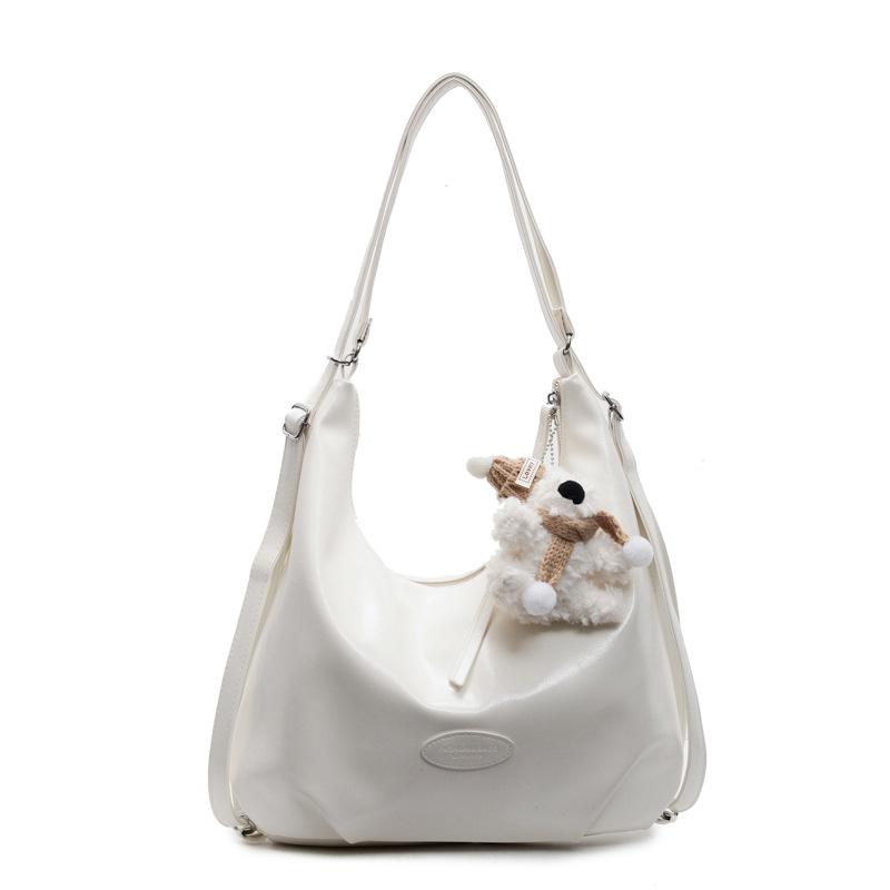 Spring and Summer New Niche Casual Soft Leather Multi-back Backpack Bag Female Students Commute To Class Large-capacity Tote Bag