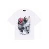 Graphic Print Crew Neck Short Sleeve T-Shirt Women Tops White WD-TT3-23-747-U-WH