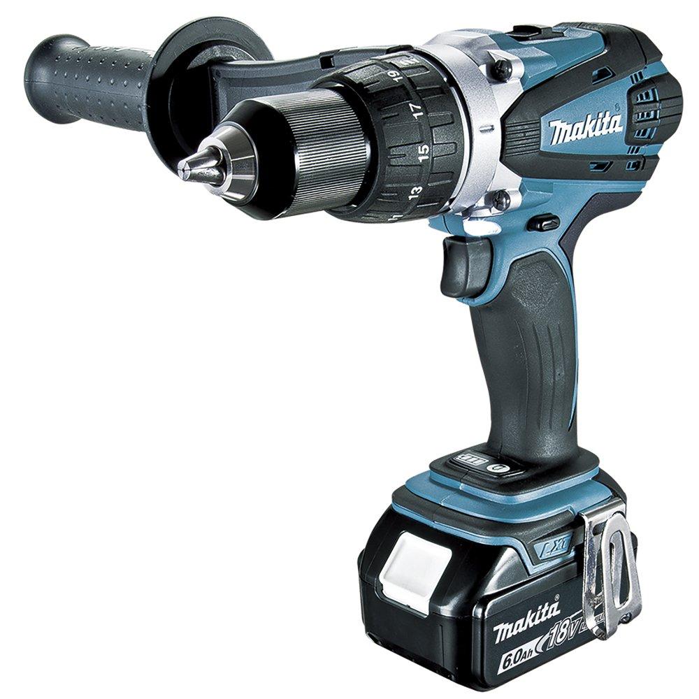 

Акумуляторна дриль-шуруповерт Makita DF458DRGX синій
