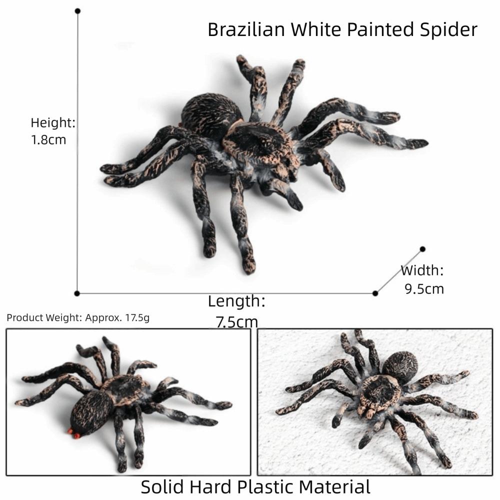 New Simulation Insect Model Figures Plastic Spider Bee Education Toy Dragonfly Cicada Animals Model Set Horror Props