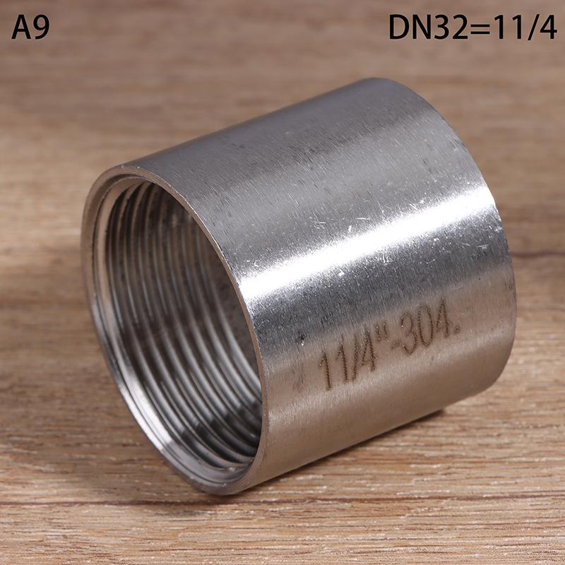1/8" 1/4" 3/8" 1/2" 3/4" 1" 11/4" 11/2" BSP Female DN 6/8/10/15/20/25/32/40/50mm Barrel Coupler Nipple Pipe Fitting Connector