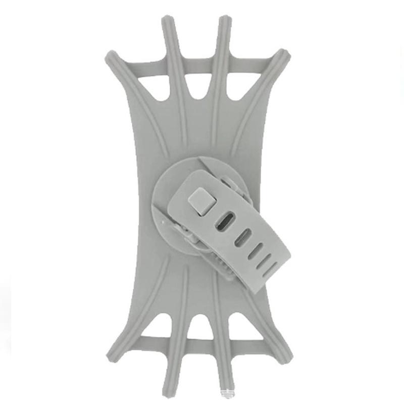 360 Rotatable Mobile Phone Bicycle Motorcycle Holder Bike Safe Bracket Silicone Support Silicone Pull Type For All Phone Stand