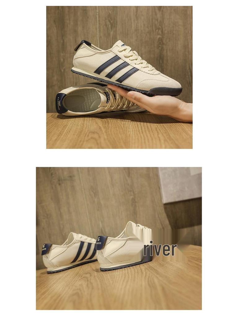 Męskie sneakersy płócienne retro oddychające Forrest Gump - Wiosenne miękkie podeszwy, casualowe buty sportowe