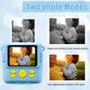 Kinderkamera – Sofortdruckkamera 1080P, 2,4-Zoll-Bildschirm, digitale Kinder-Video-Camcorder-Kamera mit 16-fachem Digitalzoom, 32 GB TF, Auto