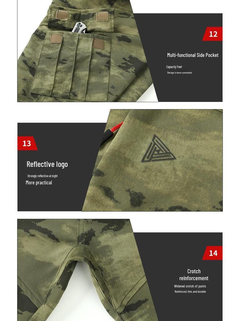Men's Camouflage Workwear: Durable Spring/Autumn Suit for Labor, Training, Mountaineering, and Tactical Outdoor Sports
