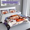 3pcs Genshin Impact Characters Duvet Cover Set, Includes 1 Duvet Cover and 2 Pillowcases,Skin-Friendly&Comfortable Fabric,Suitable Bedding Sets
