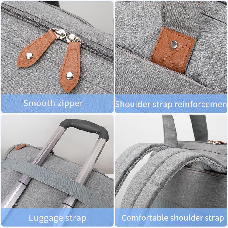 New Korean Waterproof Lightweight Crossbody Mummy Tote Bag for Outings and Hospital