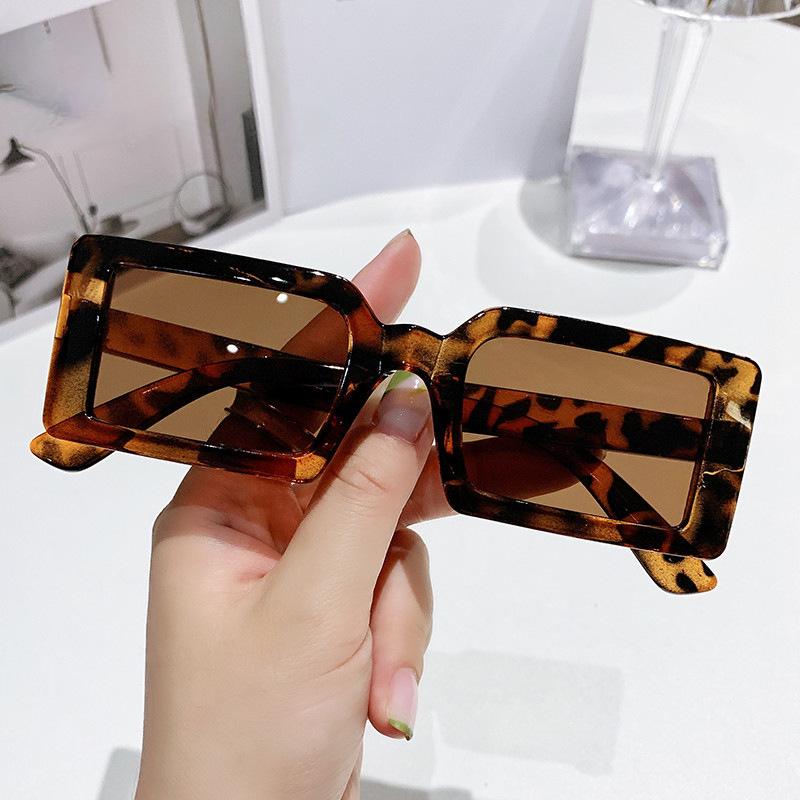 New Small Rectangle Frame Women's Sunglasses Fashion Jelly Color Sun Glasses Summer Y2k Travel Eyewear UV400 Oculos De Sol