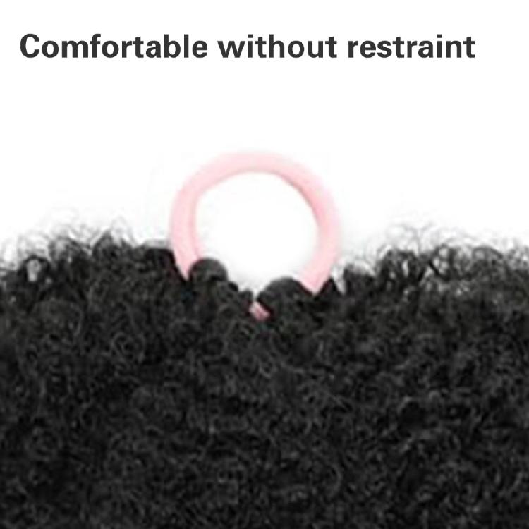 1 Pair Girls' Elastic Hair Bun Bands Enhancing Style with Voluminous Curls Elastic Hair Bands Suitable for Various Event