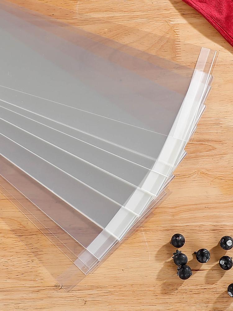 Cake Collar Strips: Self-Adhesive, Transparent, Food-Grade, In Sizes 2-10 Inch for Mousse and Layered Desserts