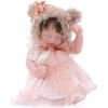 Cloveray Interactive 12-Inch Reborn Baby Doll with Movable Body, Removable Outfit, Water Play Suitable