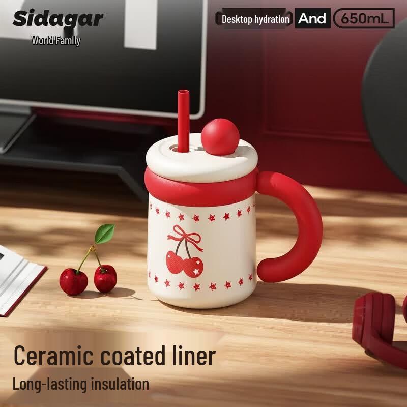 Shidajia Grand Artist Ceramic Insulated Desk Mug 650ml