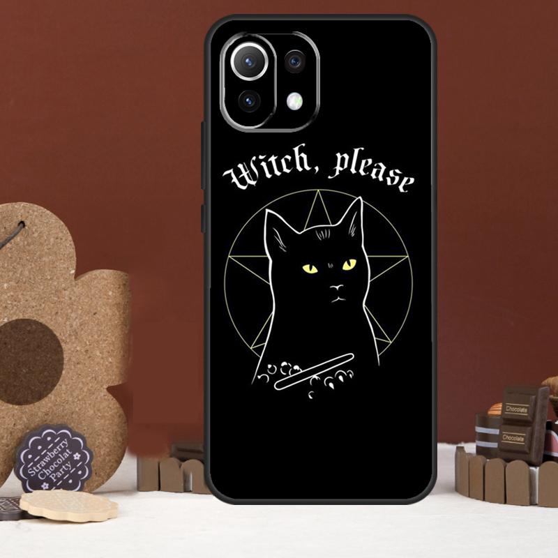 Witch Cat Case For Xiaomi 15 14 Ultra 13T 14T 15T 17 Pro Max POCO X7 Pro X5 X6 F5 F6 F7 F8 Ultra Cover