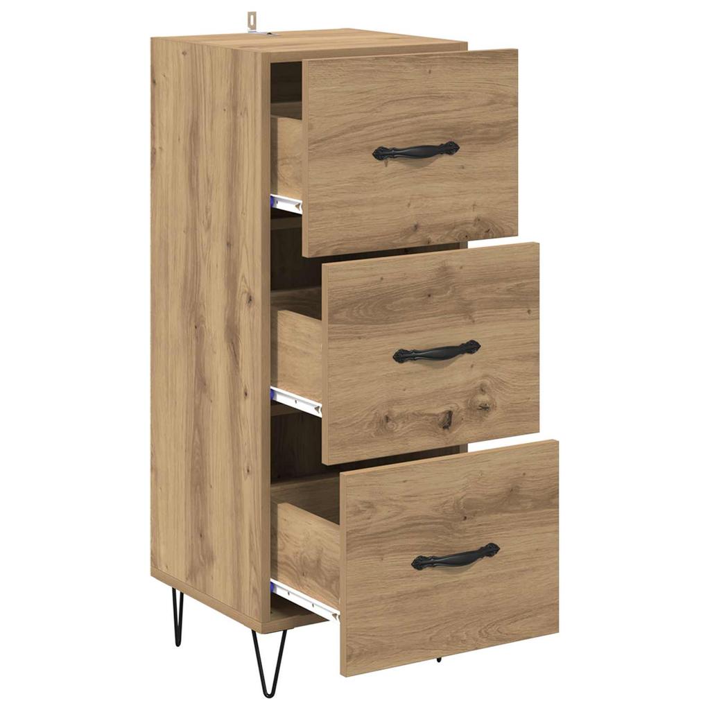 Sideboard Artisan Oak 34 x 34.5 x 90 cm Engineered Wood