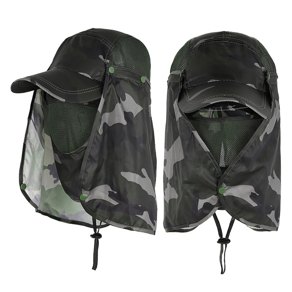 Sunscreen Hat Breathable Quick-drying Sunscreen Hat Fishing Mountaineering UV Protection Hat Full Face Sun Hat Men Women