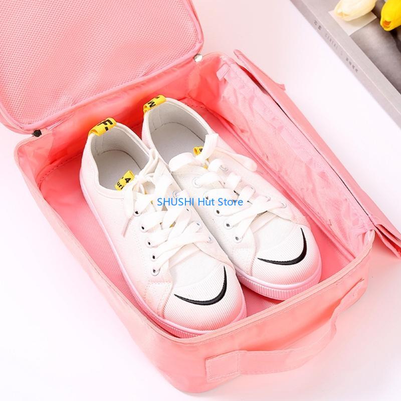 Portable Shoe Bag Underwear Clothes Storage Bags Multifunction Shoes Container Holder for Travel and Daily Use D57B
