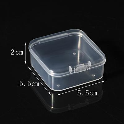 Plastic Transparent Square Jewelry Box