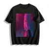 Arcane Vi Cyberpunk Style Printed T-Shirt Unisex Loose Casual Anime Peripheral Top Pure Cotton T-shirt