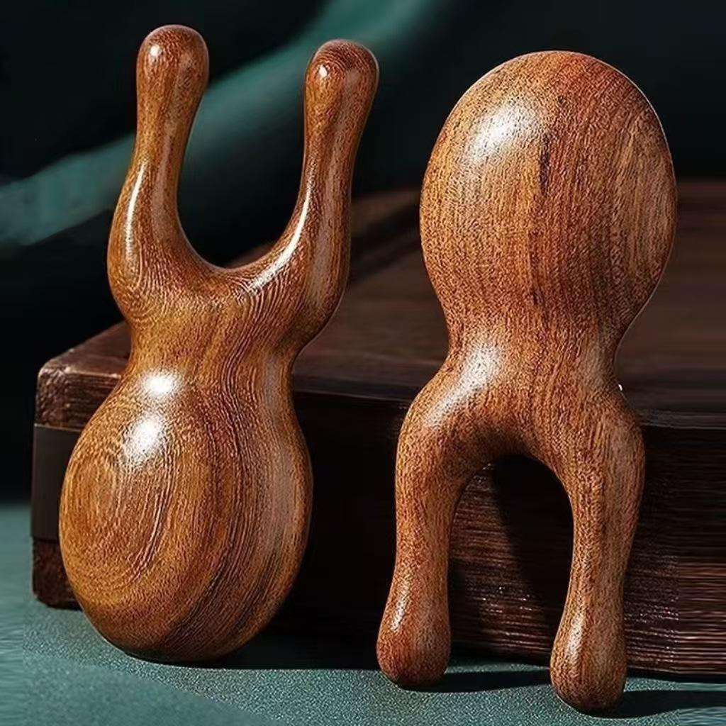 Eye Massager Meridian Comb Men and Women's Head Five-tooth Scraping Skin Sandalwood Comb