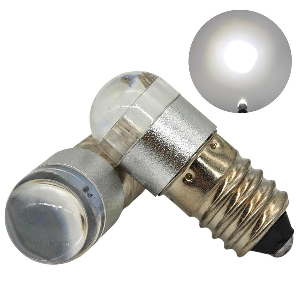 4 Pcs E10 LED Bulb 6-30V CREE for Off-Road Flashlights