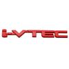 AAAMC1 3D Chrome Metal Car Letters Rear Trunk Badge Emblem IVTEC Logo I VTEC Sticker For Honda City Civic Accord Jazz CRV  Accessories