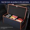 Foldable Car Trunk Organizer - Large Capacity Flip-Top Storage Box