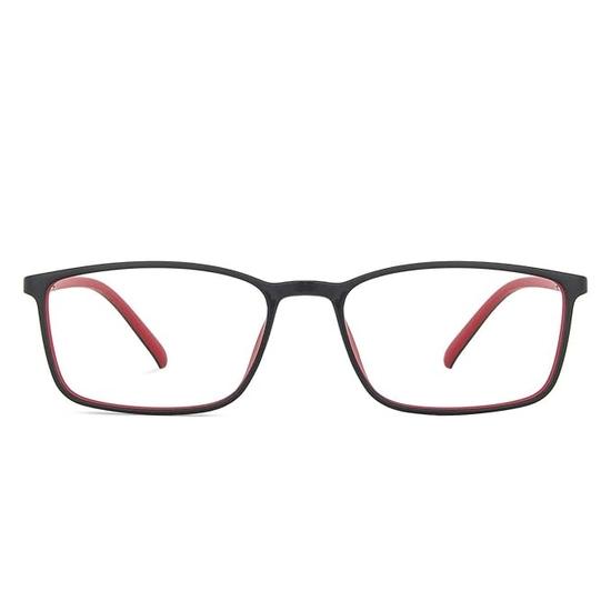 LENSKART BLU | Zero Power Blue Cut Computer Glasses | Anti Glare, Lightweight  | UV Protection Specs | Unisex | Medium | LB E13527 Pack of 2