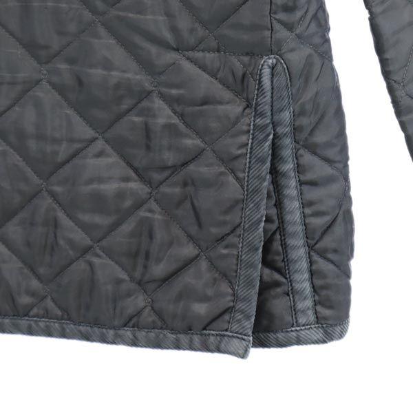 LAVENHAM Made In the UK Quilted Jacket 36 Khaki Cotton Filling Men's Used