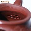 200ml Handmade Yixing Purple Clay Teapots Handmade Pan Pot Raw Ore Purple Mud Kettle Zisha Tea Set Ornaments Drinkware Supplies