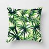 Tropical Plants Pillow Case Polyester Decorative Pillowcases Green Leaves Throw Pillow Case Kussensloop Almohada Poszewka Zt306
