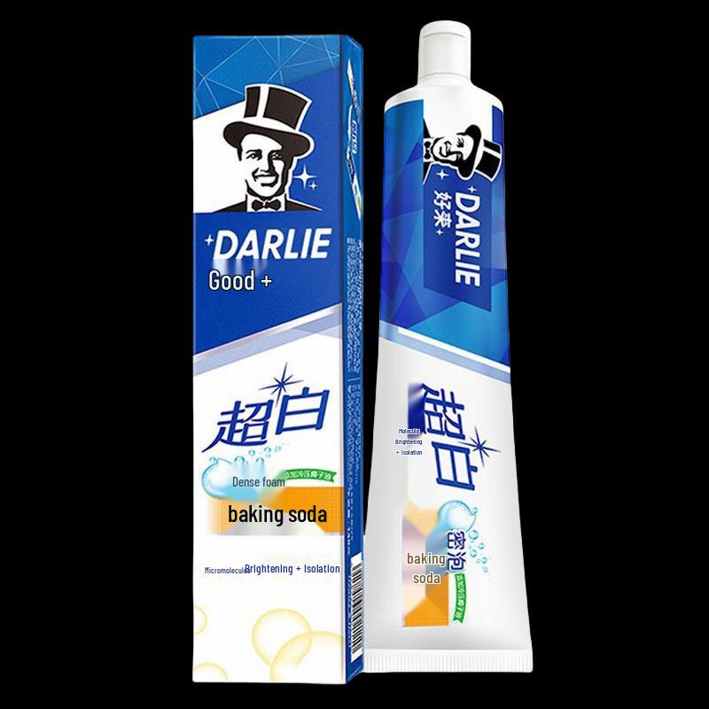 Darlie Super White Baking Soda Toothpaste with Cold Pressed Coconut Oil